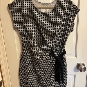 Anthropologie Saturday Sunday Black and White Checkered Dress medium
